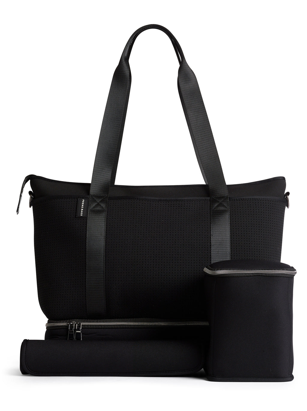 **PRE-ORDER** The Saturday Bag (BLACK) Neoprene Tote / Baby / Travel Bag