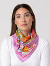 THE DH x CARRIE BROOMHALL AMELIE LARGE SILK SCARF