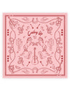 THE DH x KAYLEE BELL COWBOY UP PINK PETITE SILK SCARF