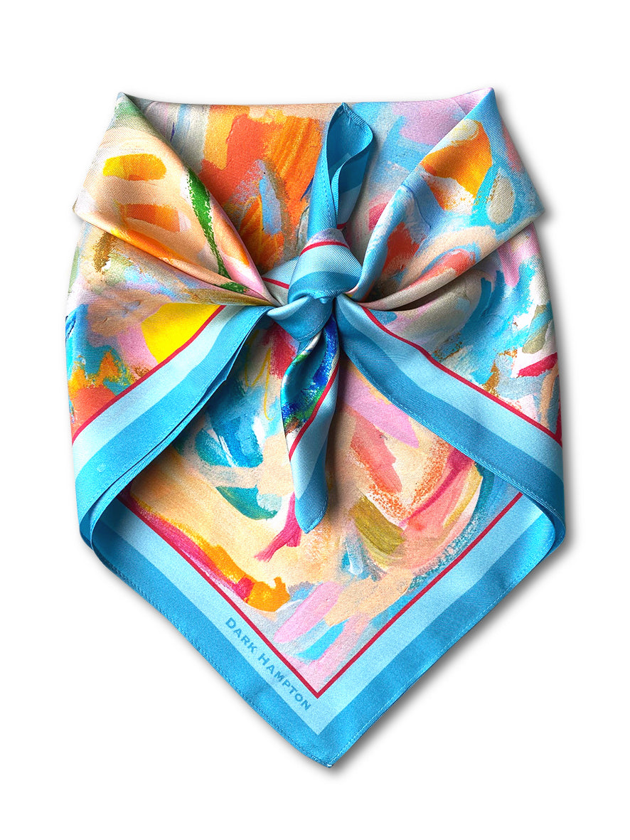 THE DH x CARRIE BROOMHALL FINN PETITE SILK SCARF