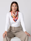 THE DH x CARRIE BROOMHALL INDIA PETITE SILK SCARF